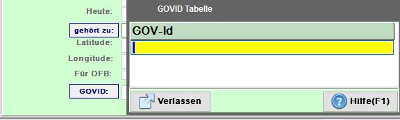 GOV ID variabel
